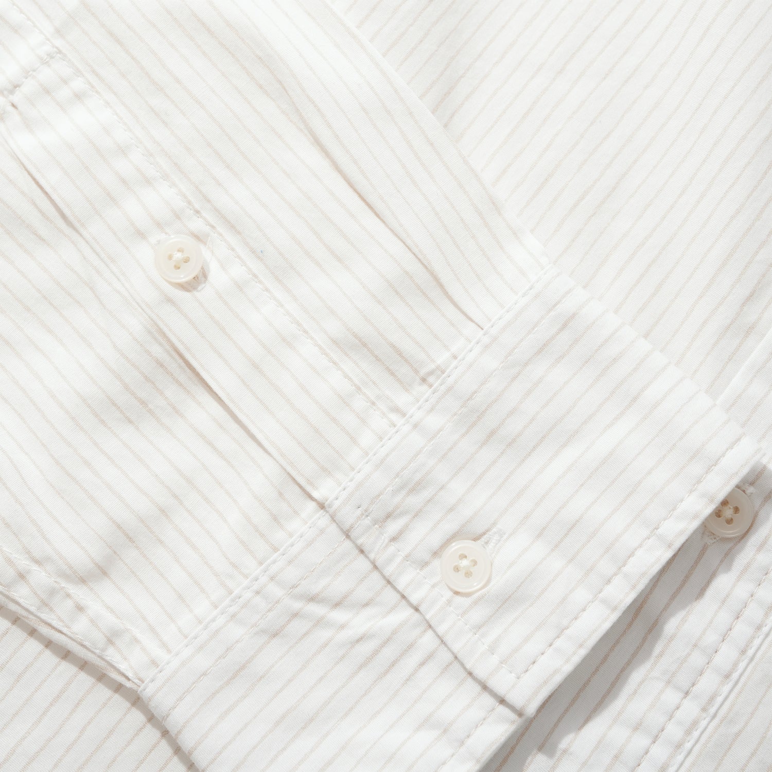 Vacation Button Up L/S Shirt, Bone