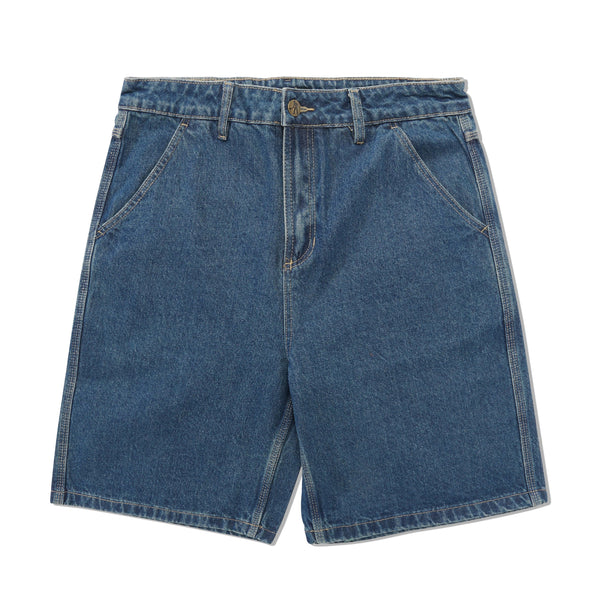 Pass~Port Stone Workers Club Jean Short, Washed Dark Indigo