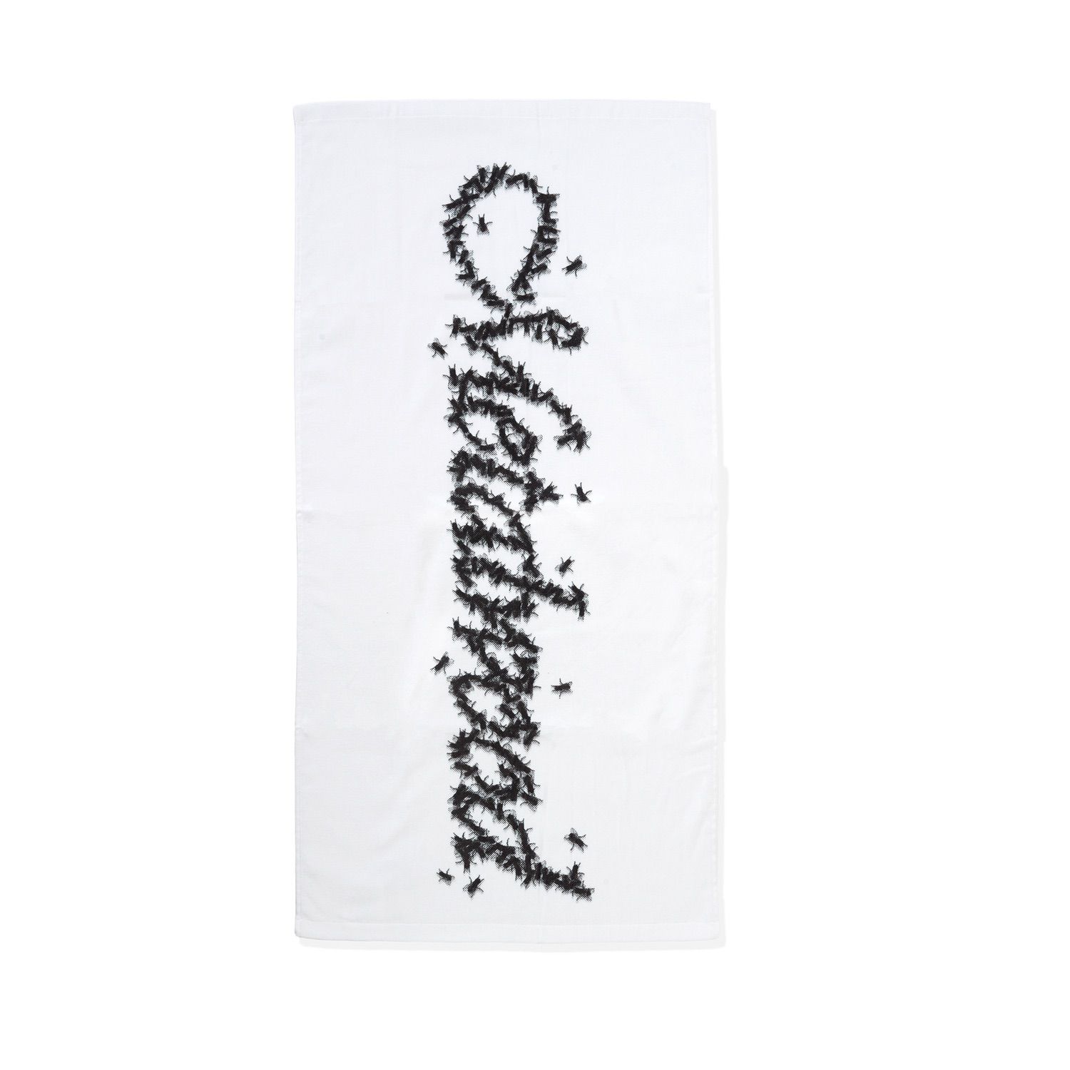 Flies Caddie Towel, White