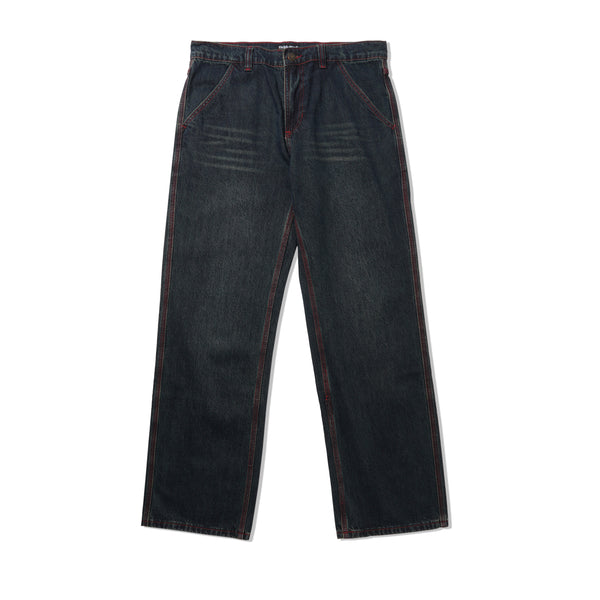 Pass~Port Workers Club Bootcut Jean, Washed Navy