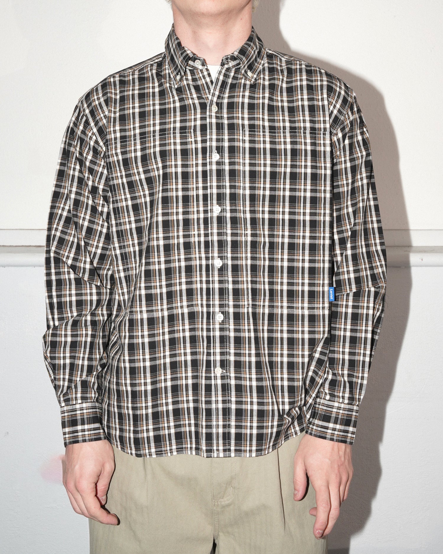 Grant Shirt, Black Plaid