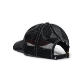 Cherries Leagues Trucker, Washed Black
