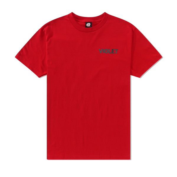 Violet Peace Tee, Red