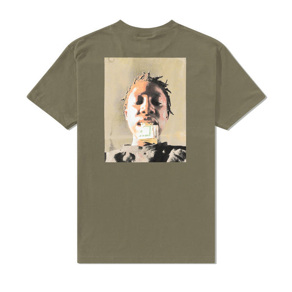 Violet Kader 'Put Your Money Where Your Mouth Is' Tee, Olive