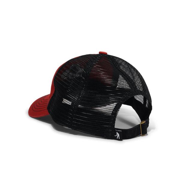 Pass~Port Cherries Leagues Trucker, Washed Red