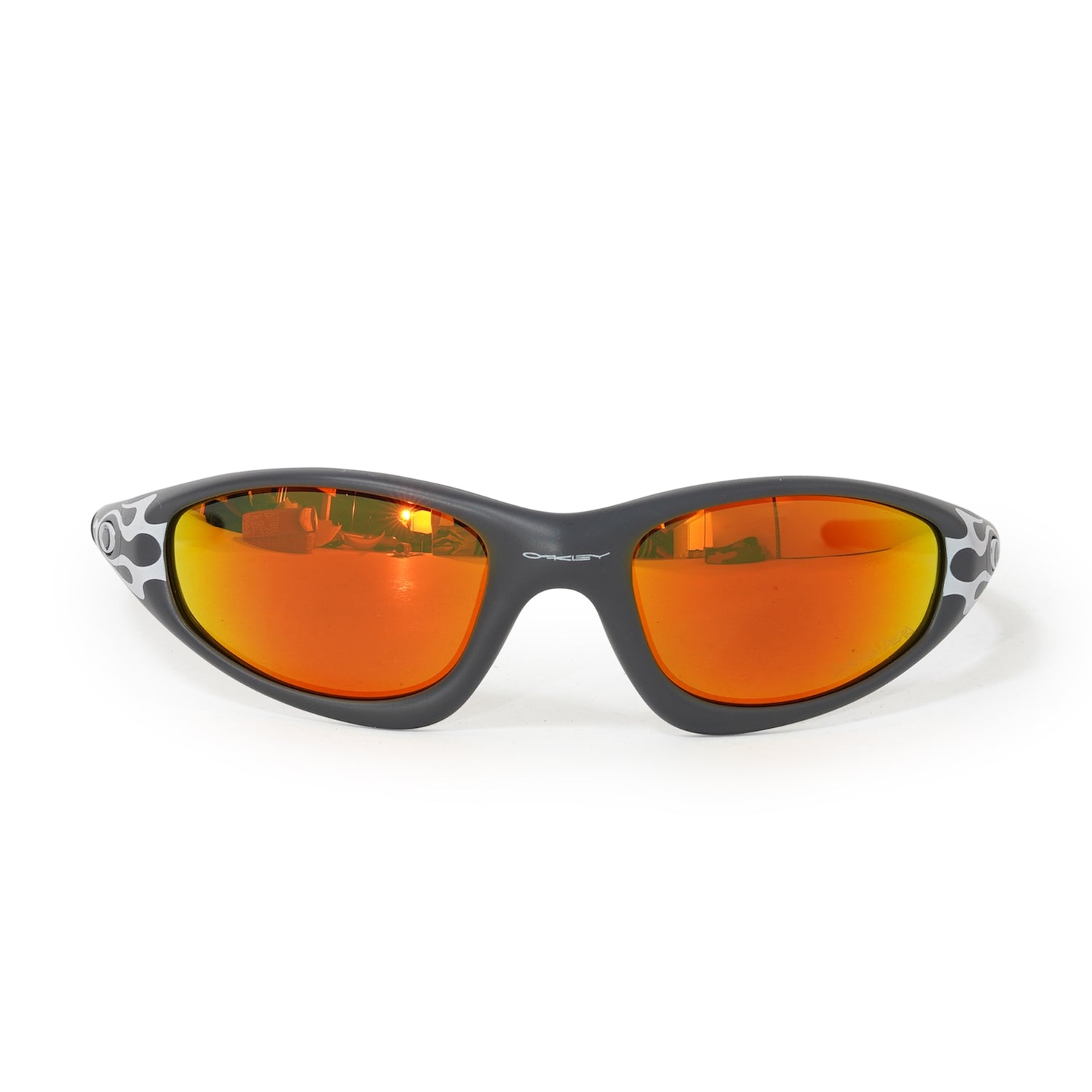 Oakley x Brain Dead Straight Jacket 99, Matte Grey / Prizm Ruby