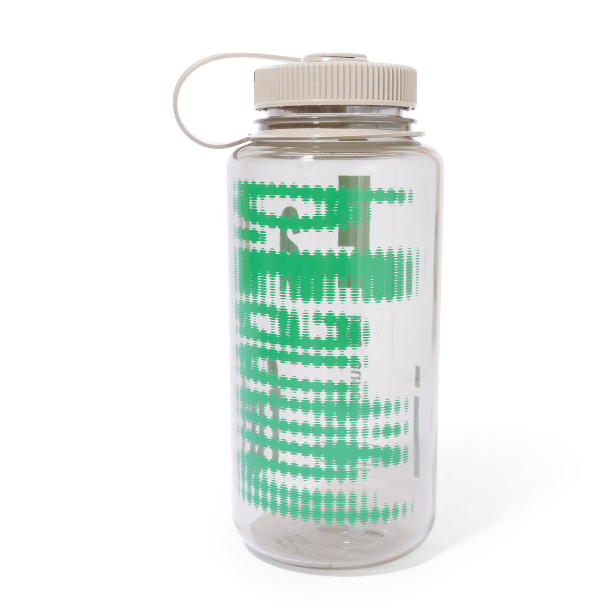 b.e curious Nalgene Bottle, Cotton / Green