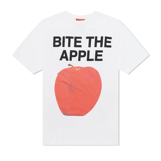 Bite The Apple Tee, White