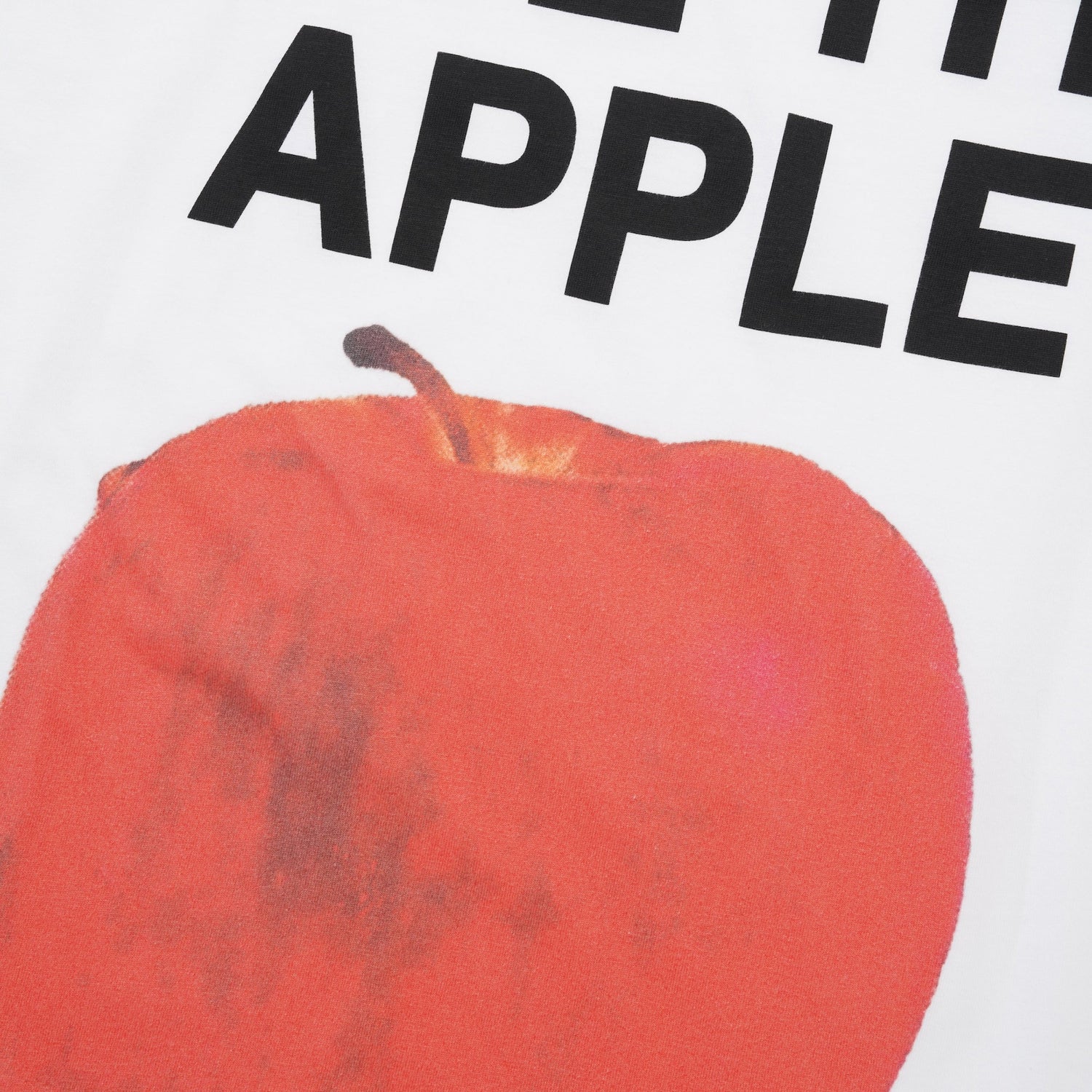 Bite The Apple Tee, White