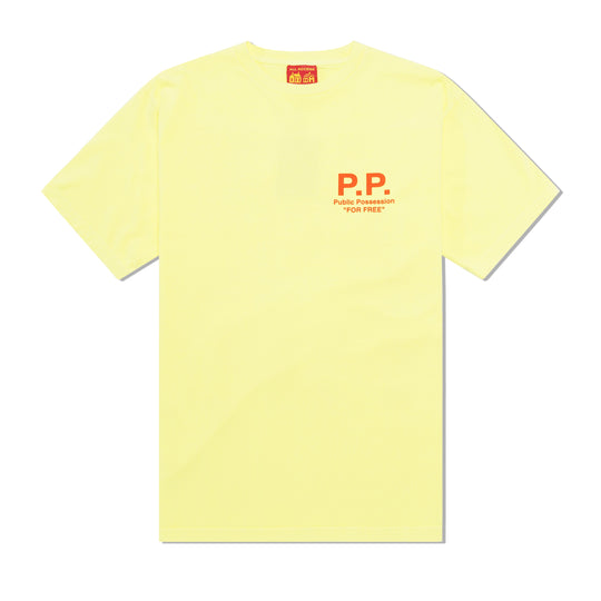 PP Dog Tee, Neon Yellow