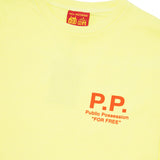 PP Dog Tee, Neon Yellow
