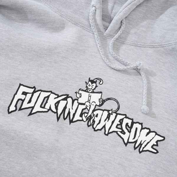 Fucking Awesome Sam Hill Pullover Hood, Heather Grey