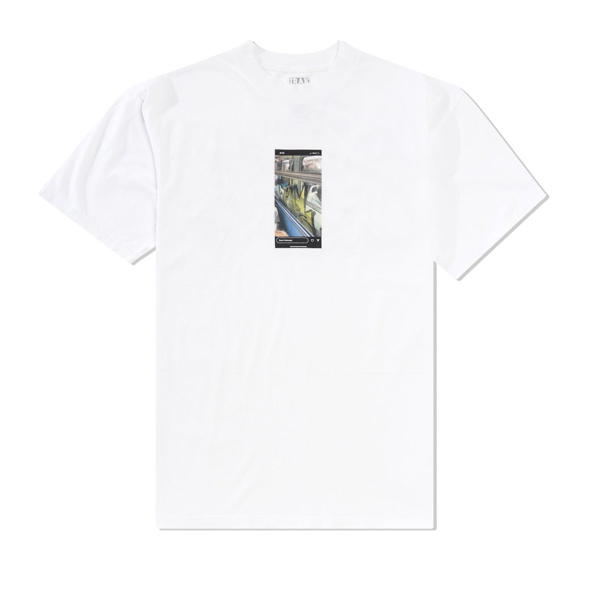 Train Tag Tee, White
