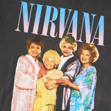 Nirvana Girl Tee, Off Black