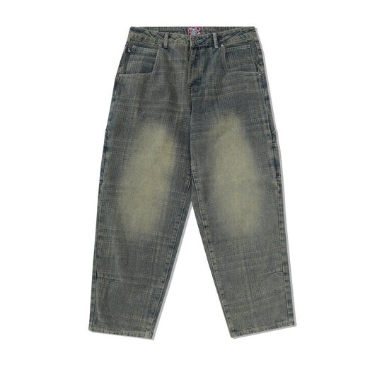 Plaid Star Denim Jean, Blue