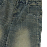 Plaid Star Denim Jean, Blue