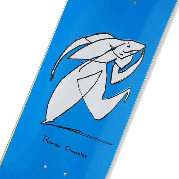 Polar Skate Co. Roman Gonzalez "Stay In Motion" Deck, Blue