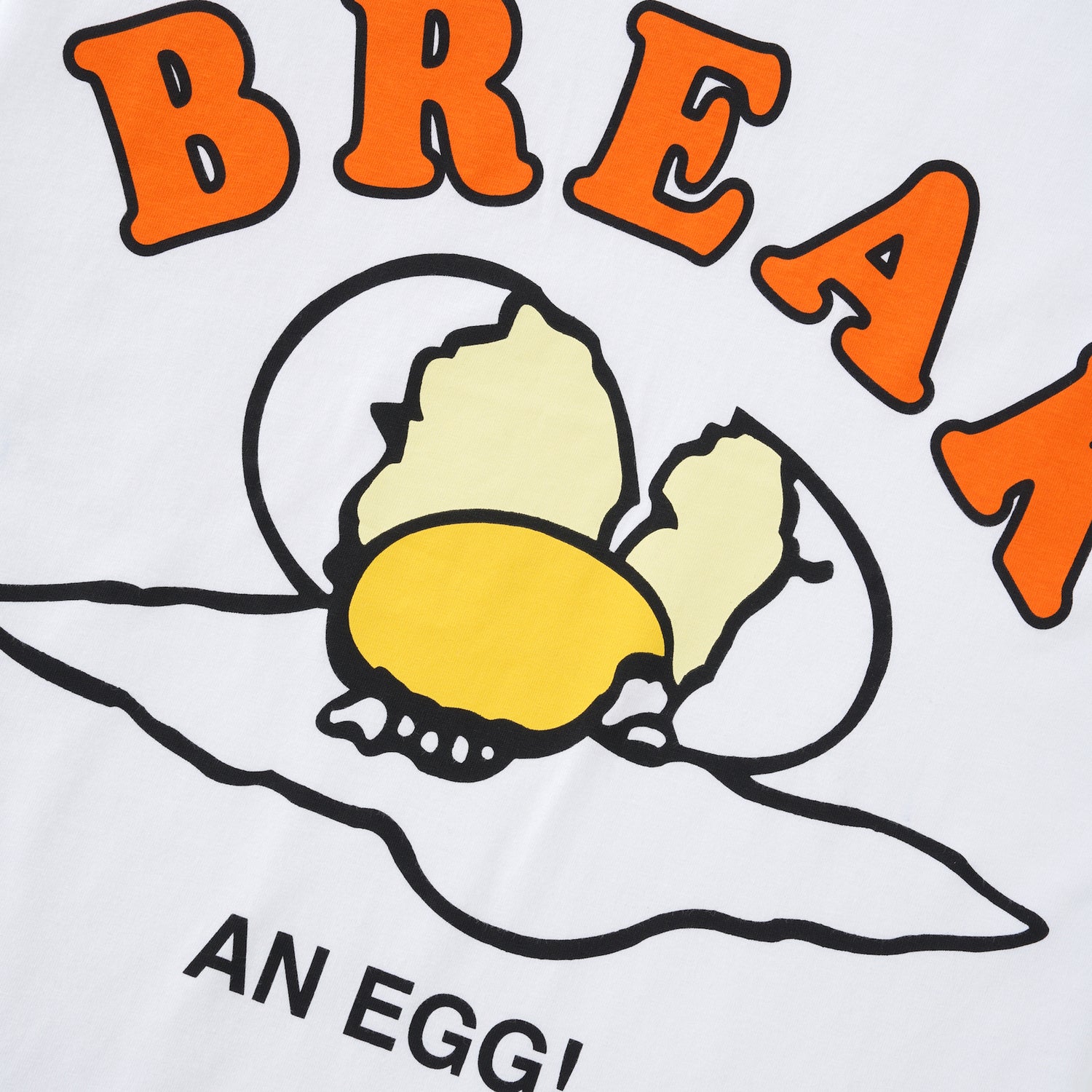 Break An Egg Tee, White