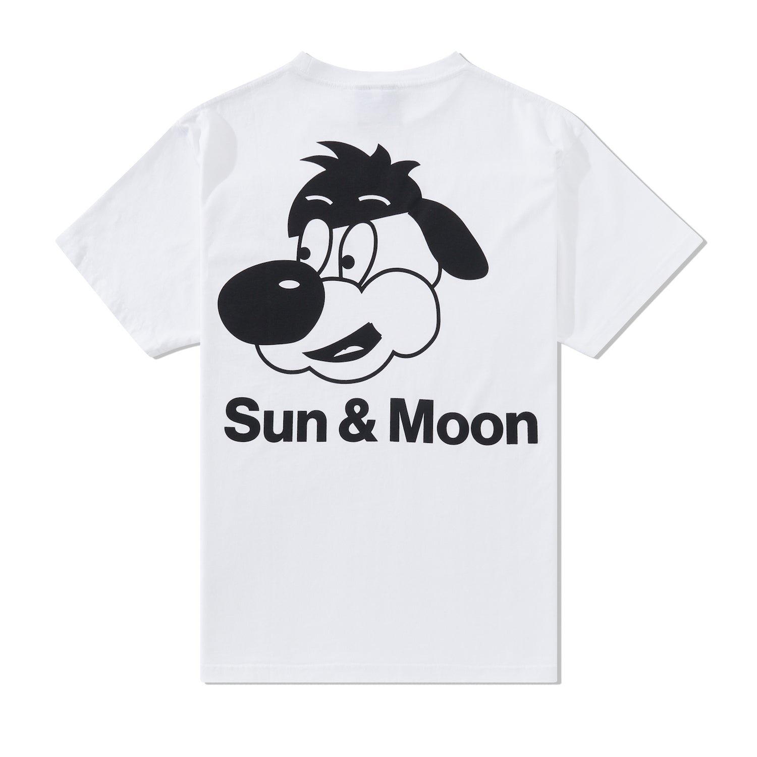 Sun Moon Dog Tee, White