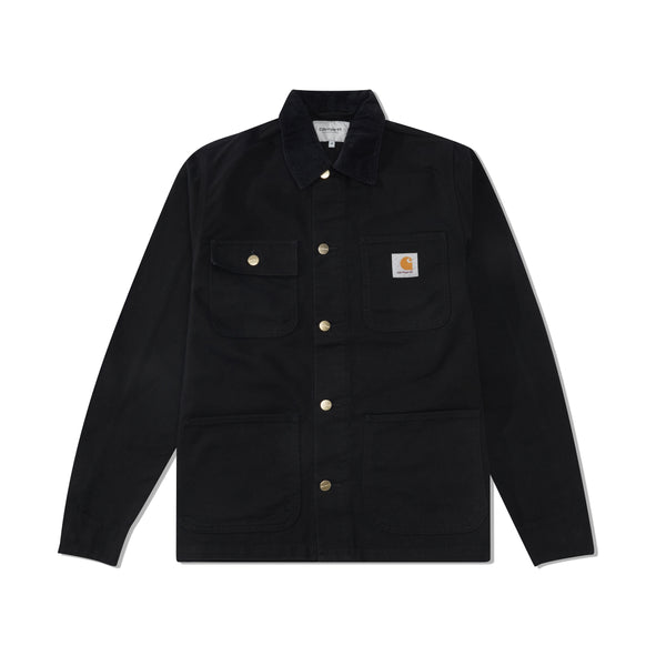 Carhartt WIP Michigan Coat, Black / Black Rinsed