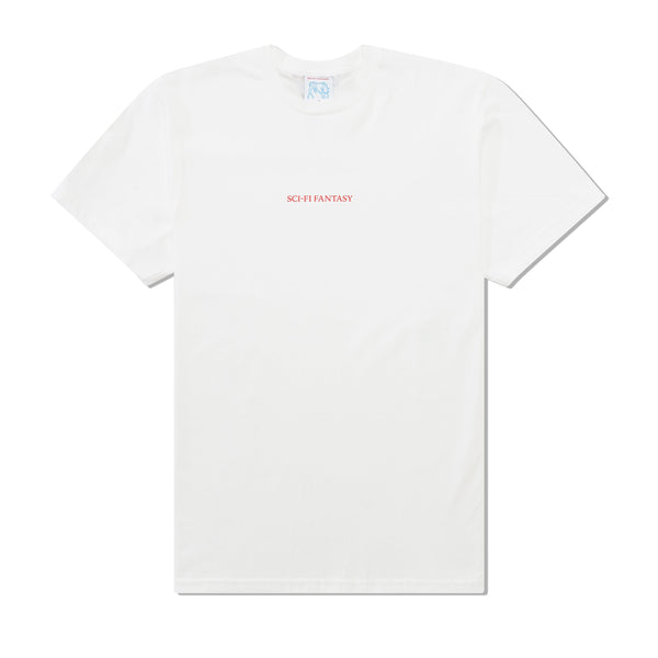 Sci-Fi Fantasy Tiny Classic Logo Tee, White