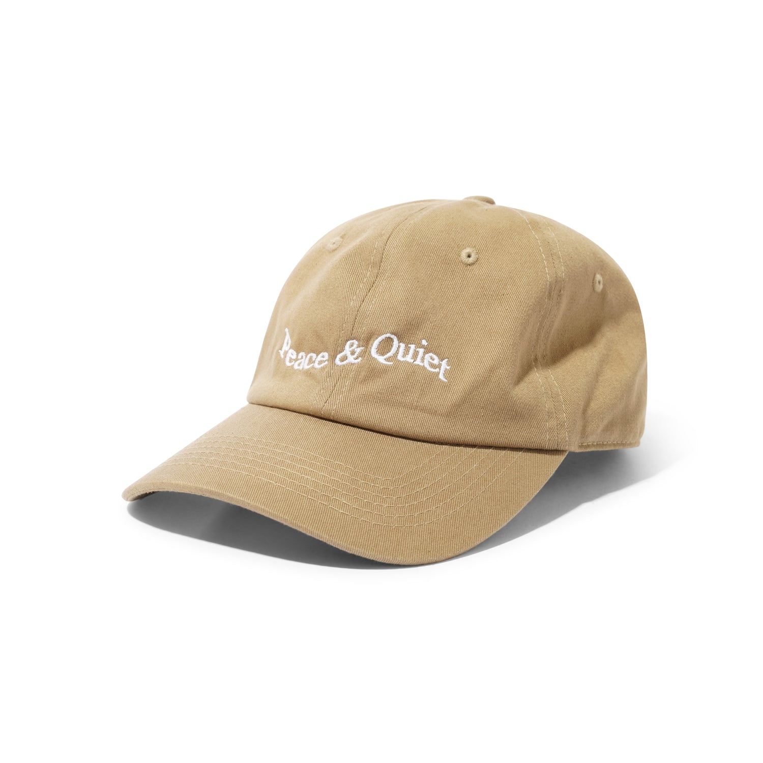 Wordmark 6 Panel Hat, Khaki