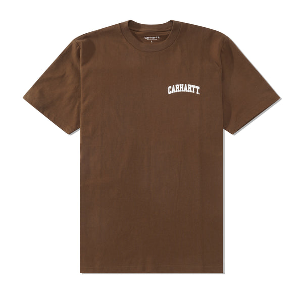 Carhartt WIP University Script Tee, Lumber / White