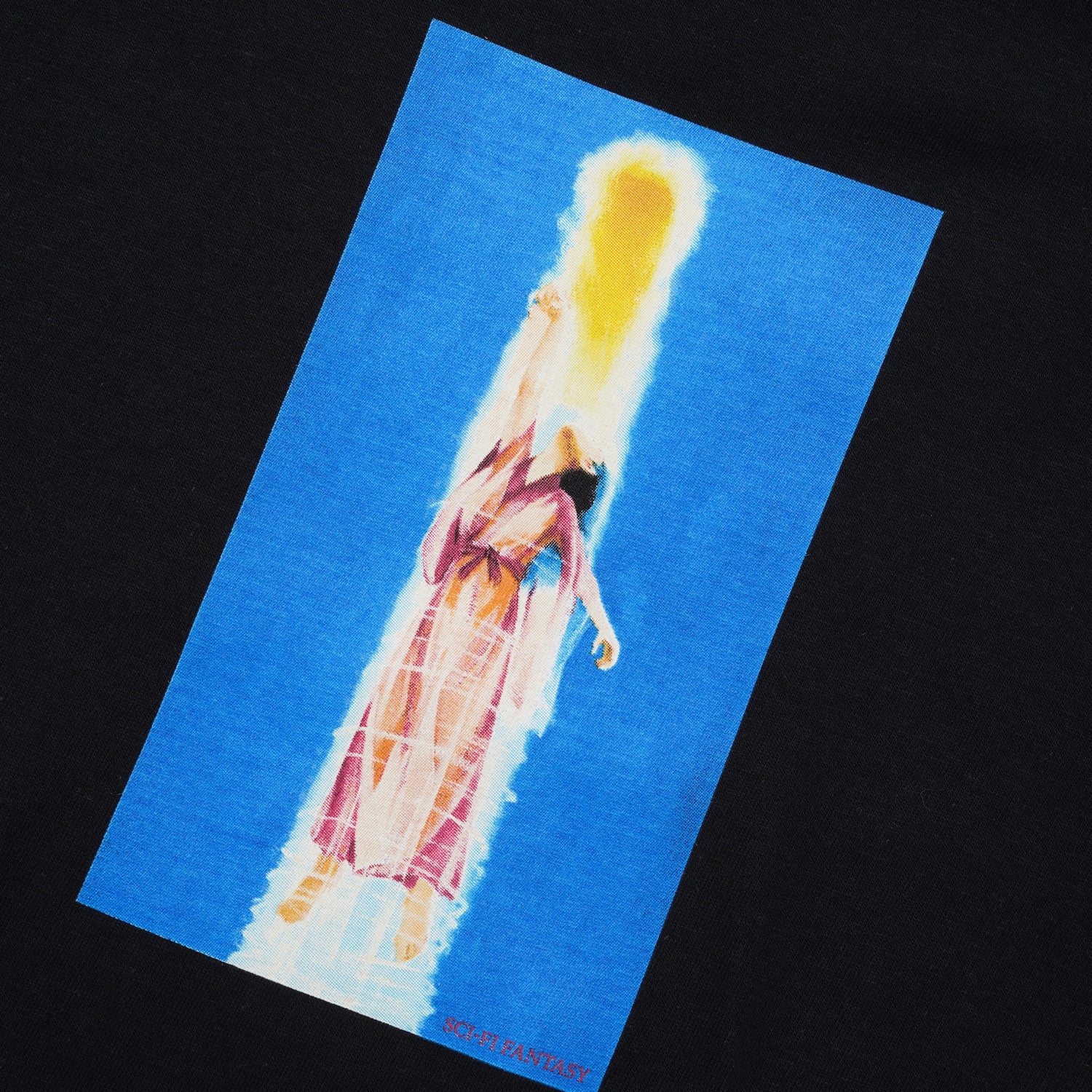 Ascension Tee, Black, White