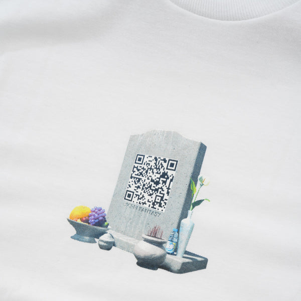 Sci-Fi Fantasy Tombstone Tee, White