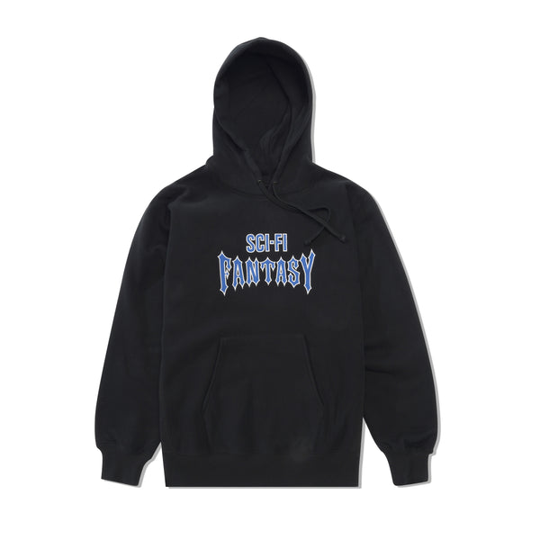 Sci-Fi Fantasy Biker Pullover Hood, Black