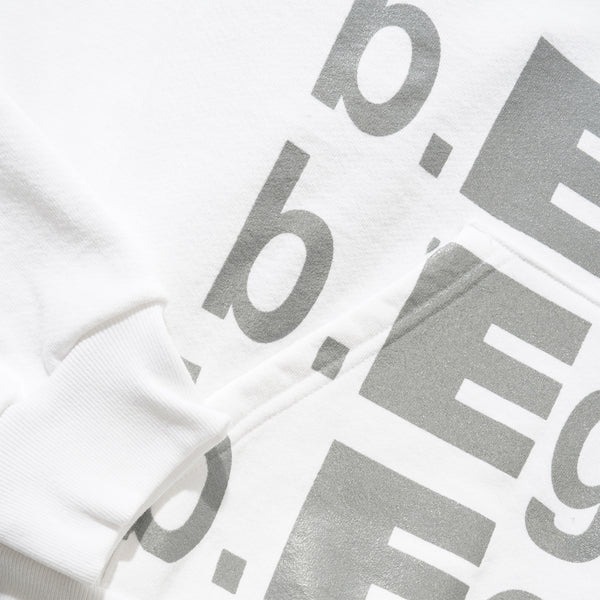 b.Eautiful Motivate Pullover Hood, White