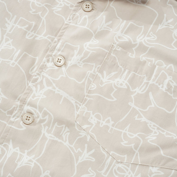 Larriet Bikovi S/S Shirt, Tan