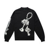 b.Eautiful x LEO GON'DO Chains LS Shirt, Black