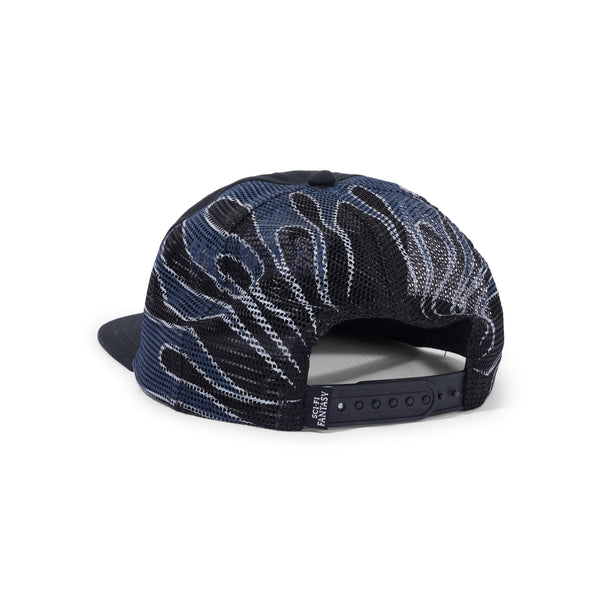 Sci-Fi Fantasy Biker Logo Hat, Black