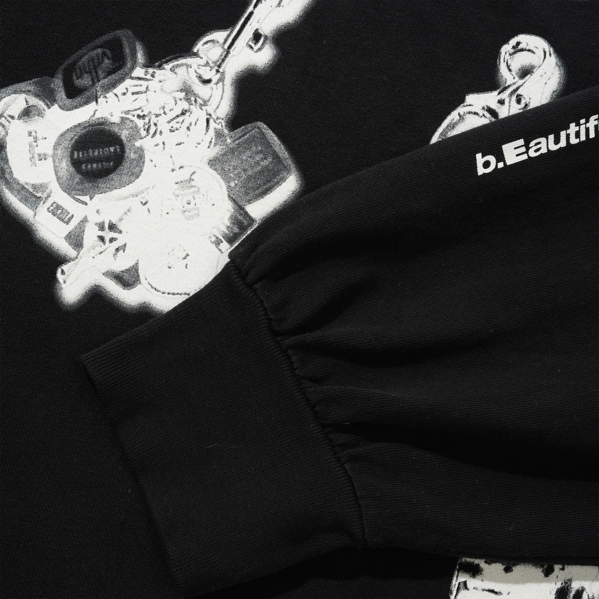 b.Eautiful x LEO GON'DO Chains LS Shirt, Black