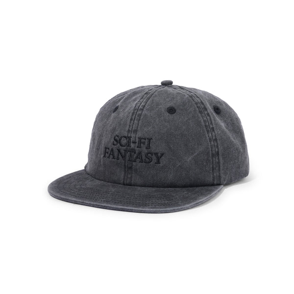 Sci-Fi Fantasy Wasted Logo Hat, Black