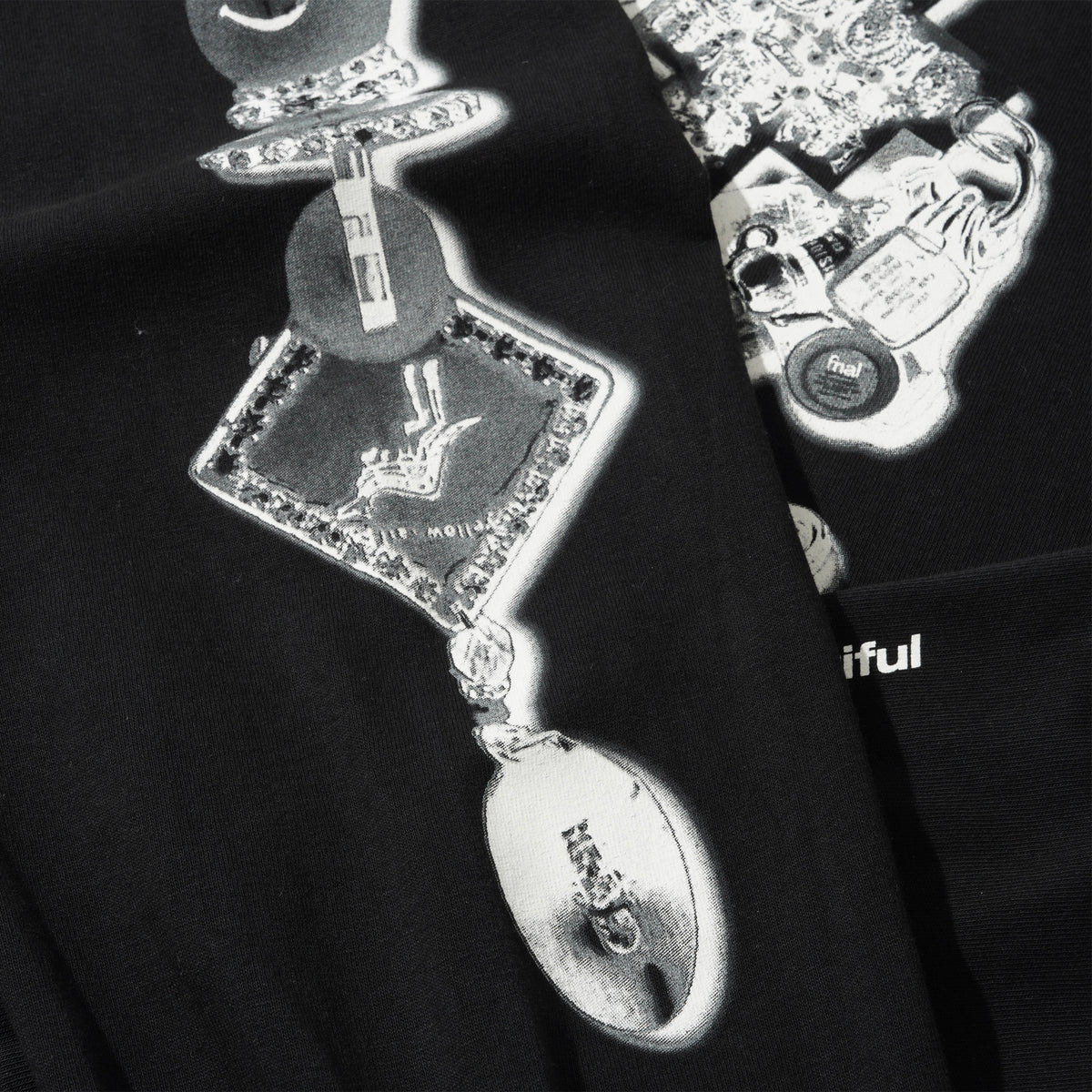 b.Eautiful x LEO GON'DO Chains LS Shirt, Black