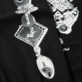 b.Eautiful x LEO GON'DO Chains LS Shirt, Black