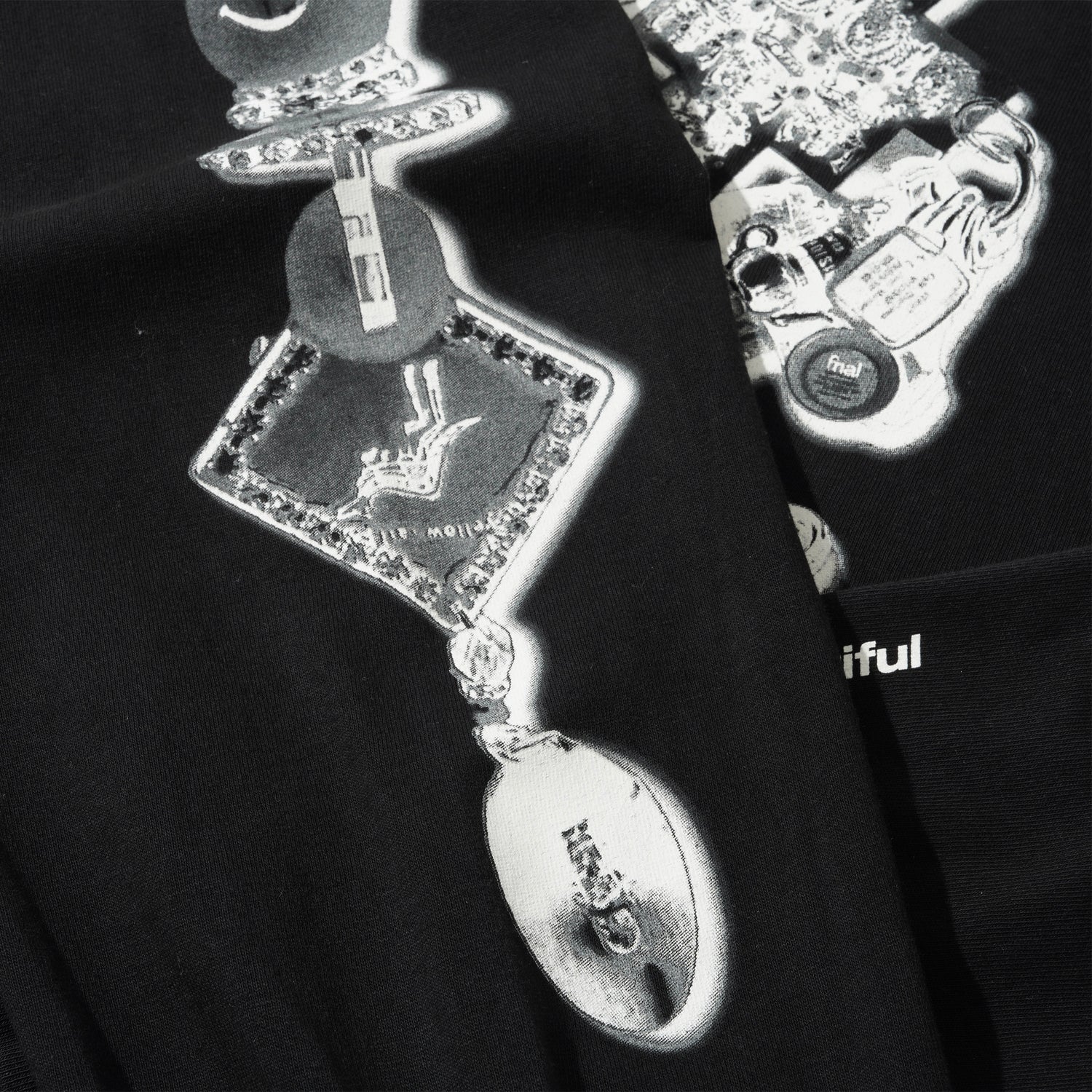 b.Eautiful x LEO GON'DO Chains LS Shirt, Black