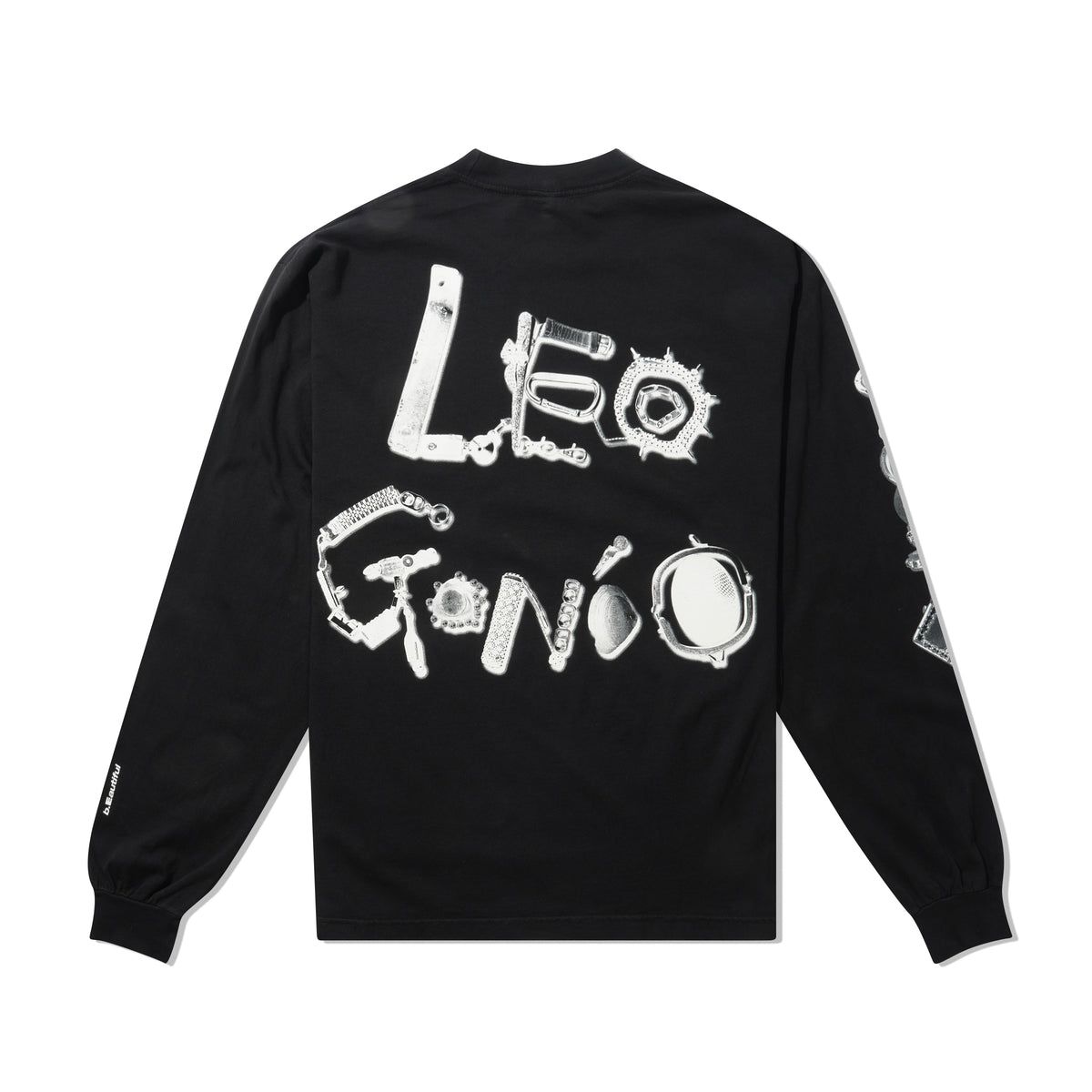 b.Eautiful x LEO GON'DO Chains LS Shirt, Black