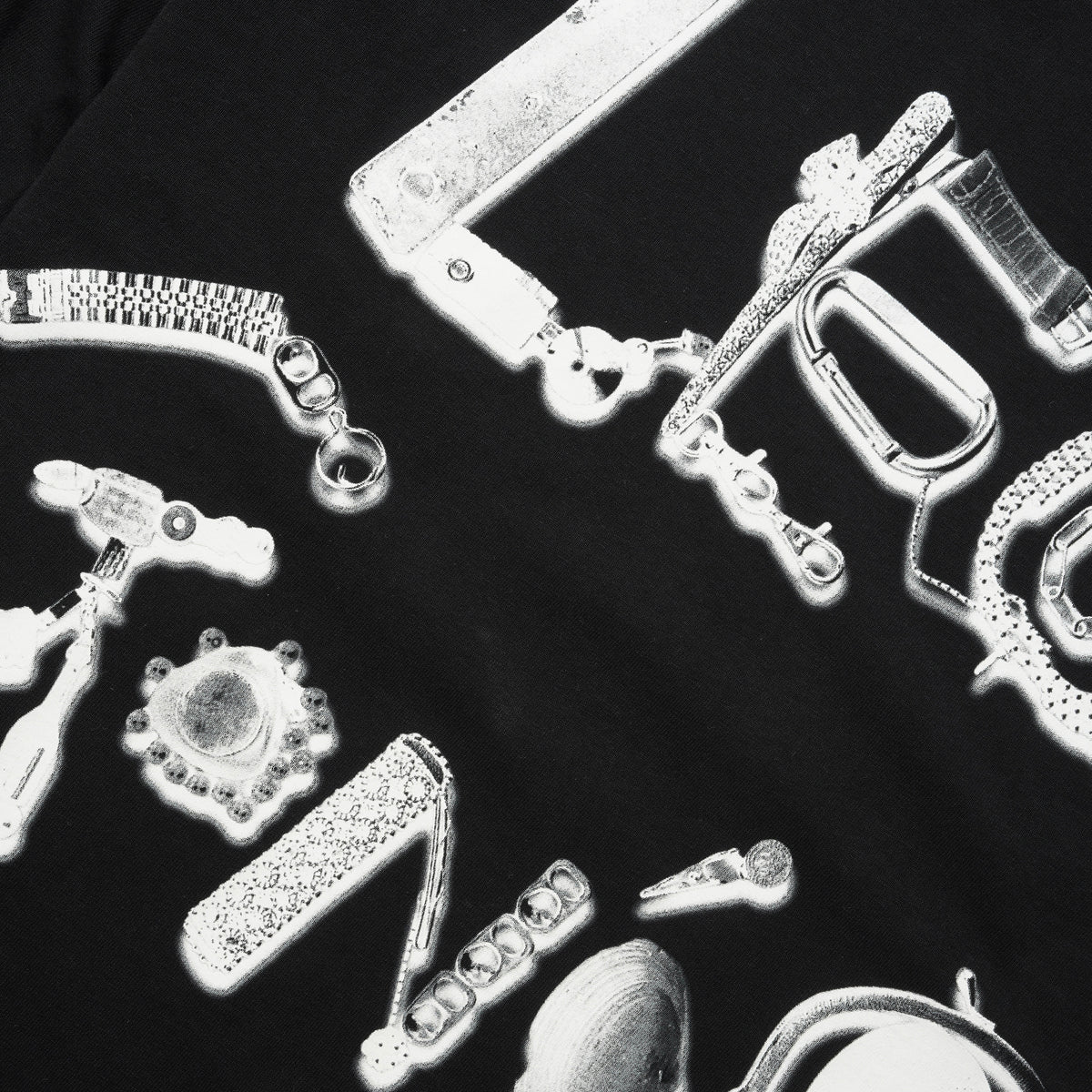 b.Eautiful x LEO GON'DO Chains LS Shirt, Black
