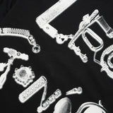 b.Eautiful x LEO GON'DO Chains LS Shirt, Black