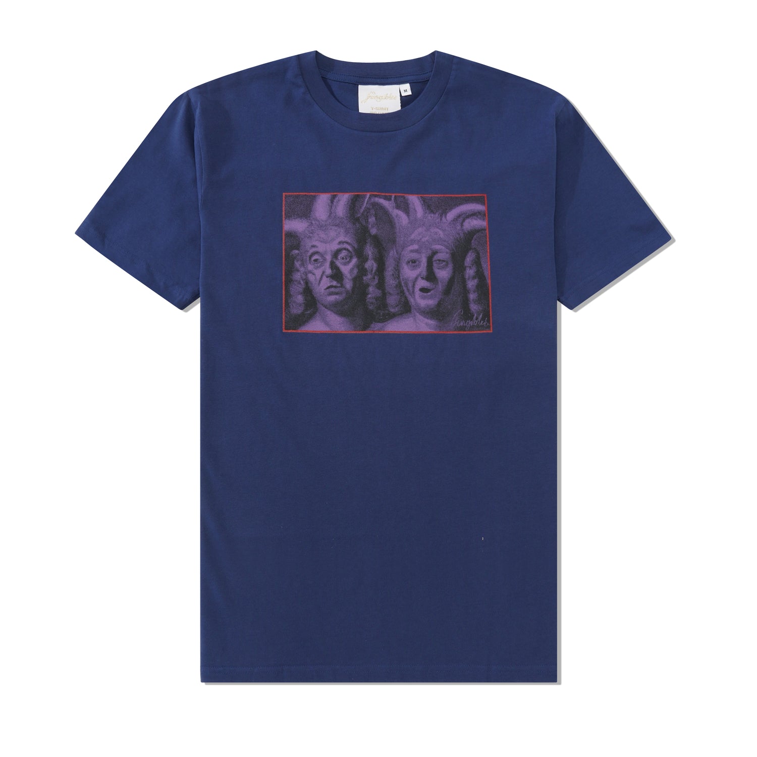 Twins Tee, Navy