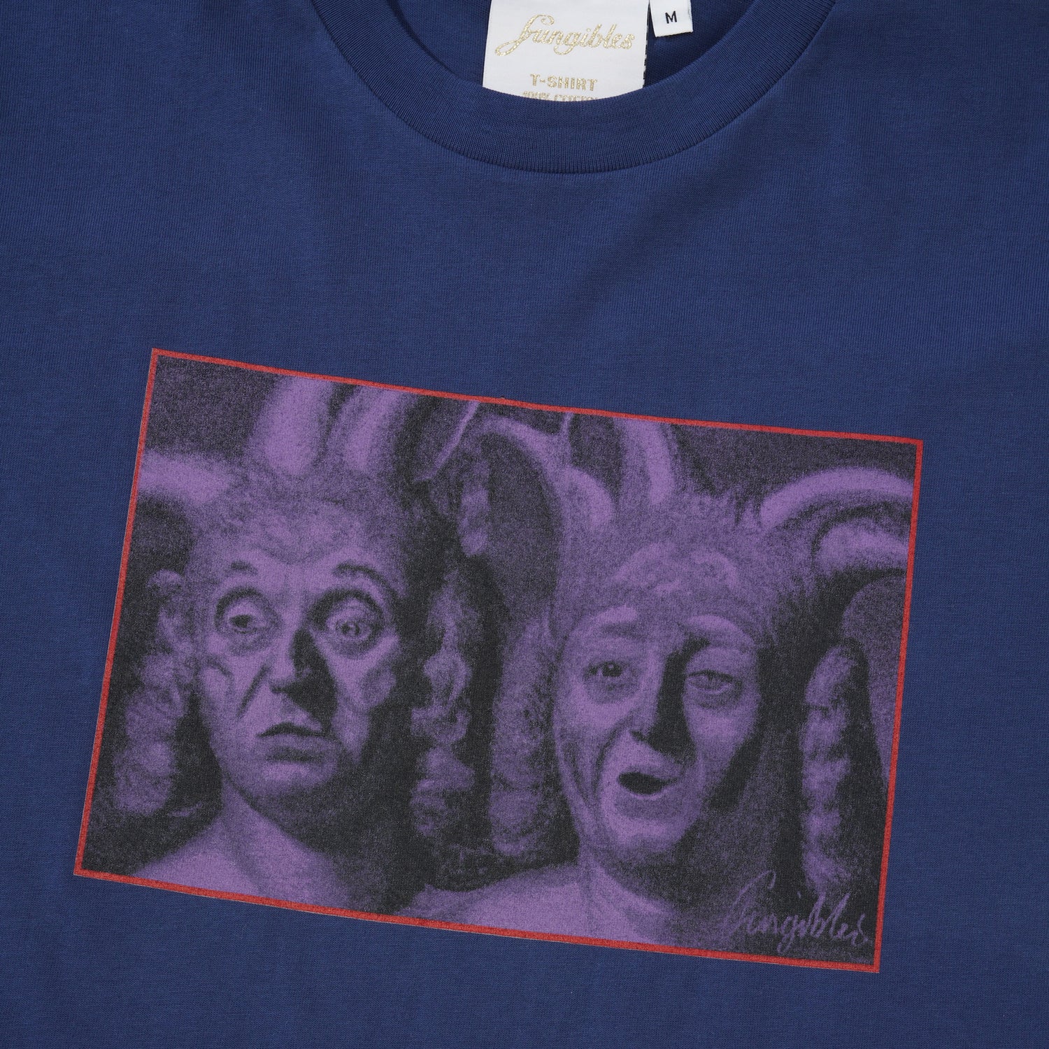 Twins Tee, Navy