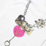 b.Eautiful x LEO GON'DO Smile Tee, White