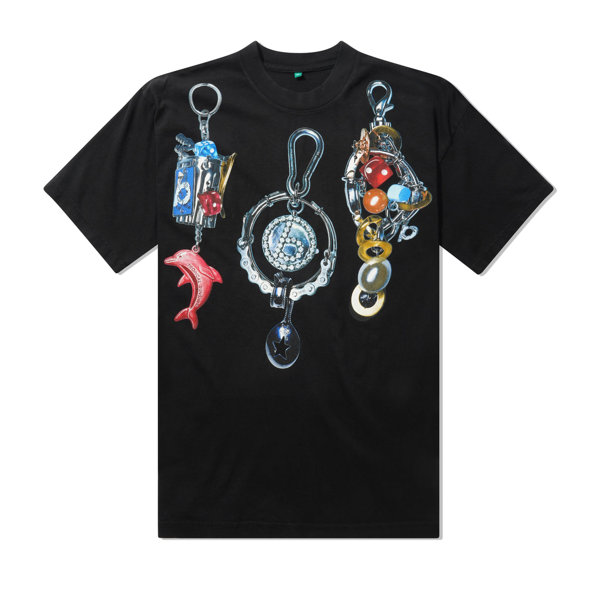 b.Eautiful x LEO GON'DO 3 Chains Tee, Black