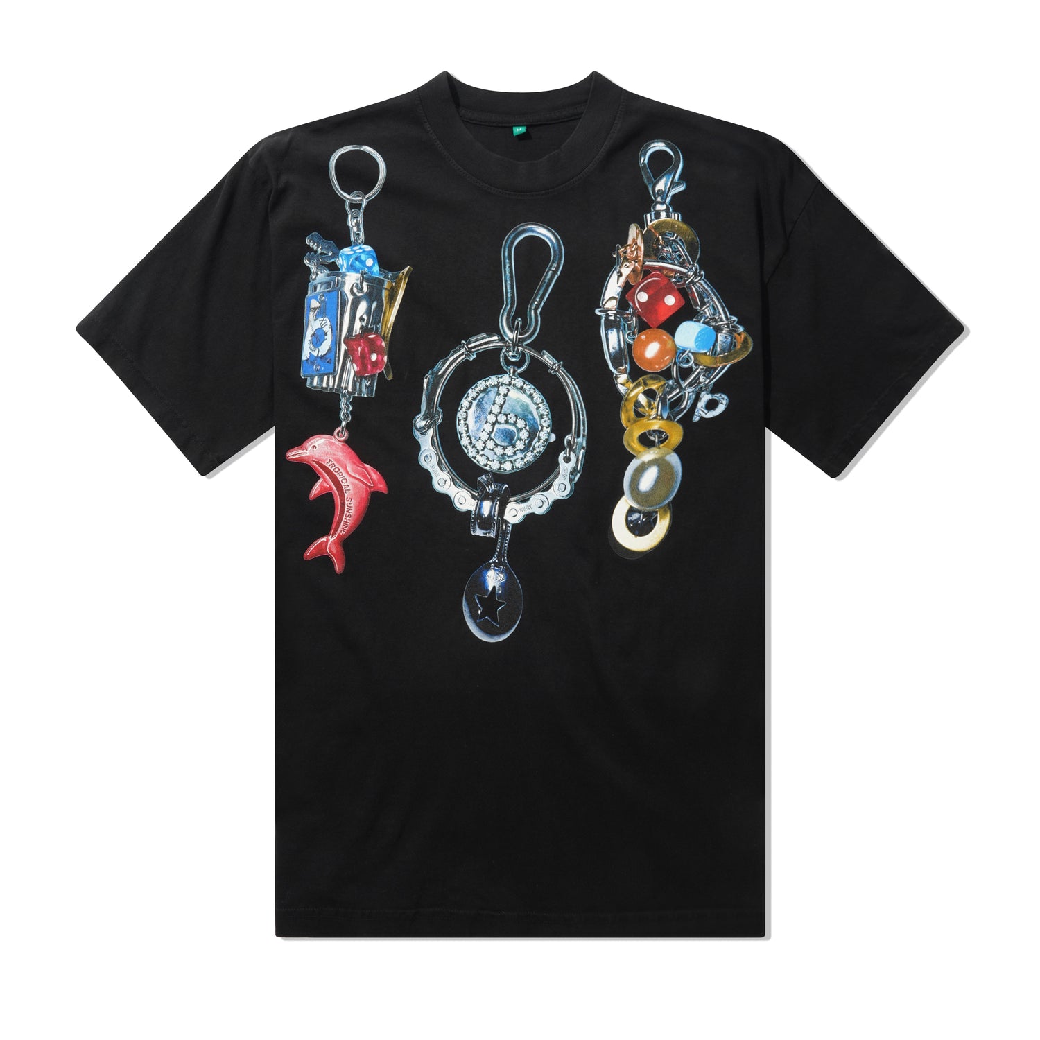 b.Eautiful x LEO GON'DO 3 Chains Tee, Black