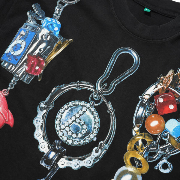b.Eautiful b.Eautiful x LEO GON'DO 3 Chains Tee, Black
