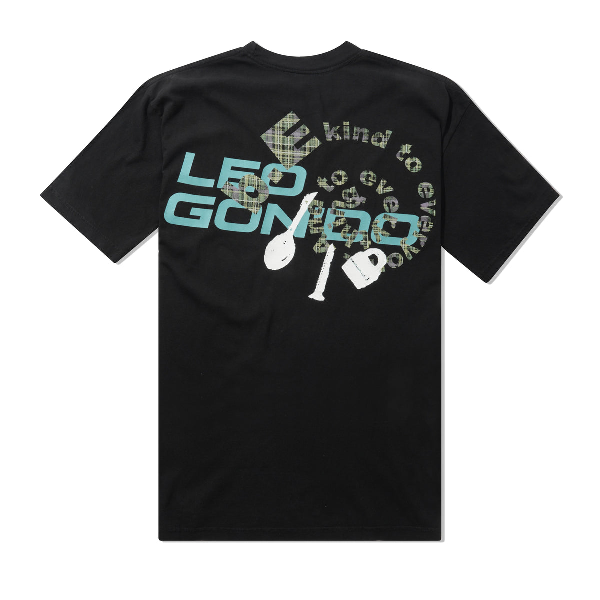 b.Eautiful x LEO GON'DO 3 Chains Tee, Black
