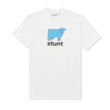 Big Blue Cow Tee,  White